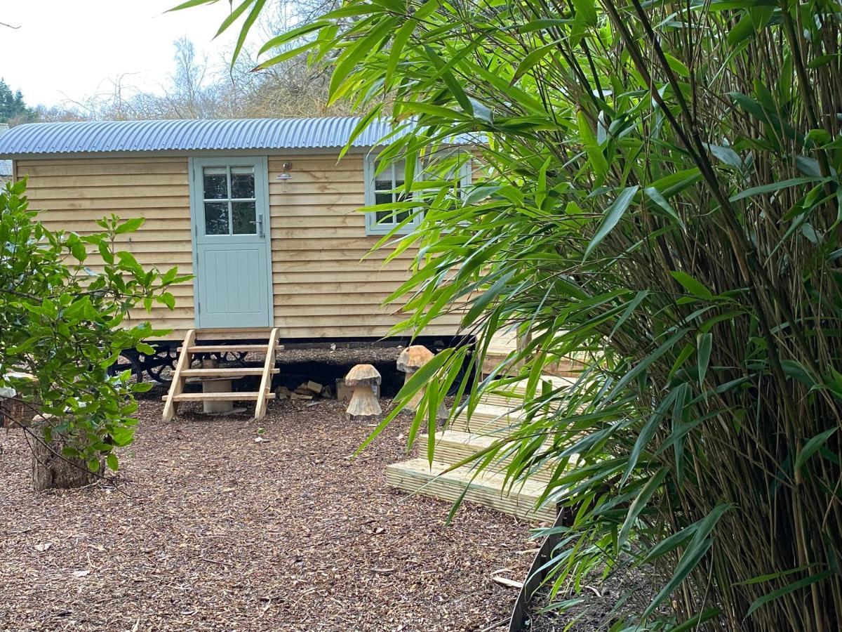 Chez Maurice Luxury Shepherds Hut With Bath And Hot Tub Kelling Kültér fotó